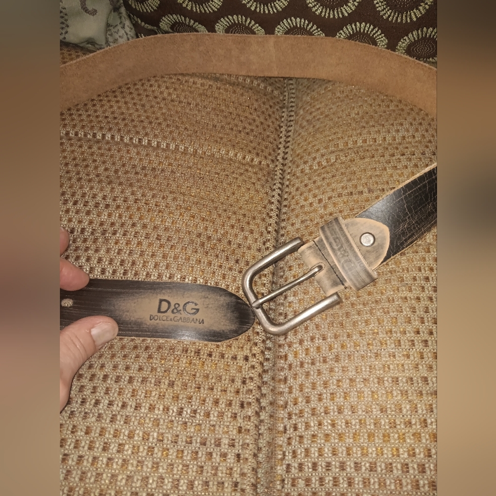 Dolce & Gabbana Mens Leather Belt